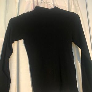 Black turtle neck